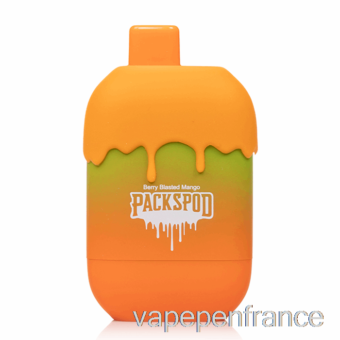 Packwood Packspod 5000 Stylo Vape Jetable Sorbet Arc-en-ciel (mangue Soufflée Aux Baies)